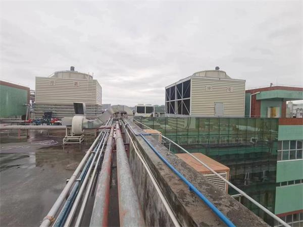 玻璃鋼冷卻塔提高了水膜形成能力,玻璃鋼冷卻塔安裝施工方案
