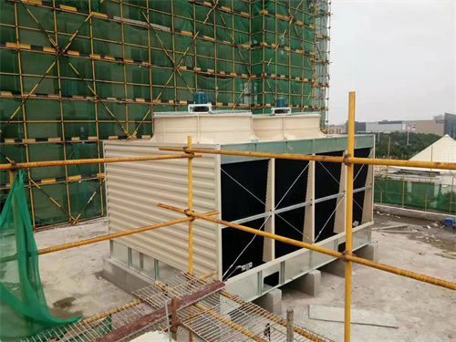 200噸橫流式冷卻塔距離5米處測得冷卻塔噪音僅為55分貝！,橫流式冷卻風機