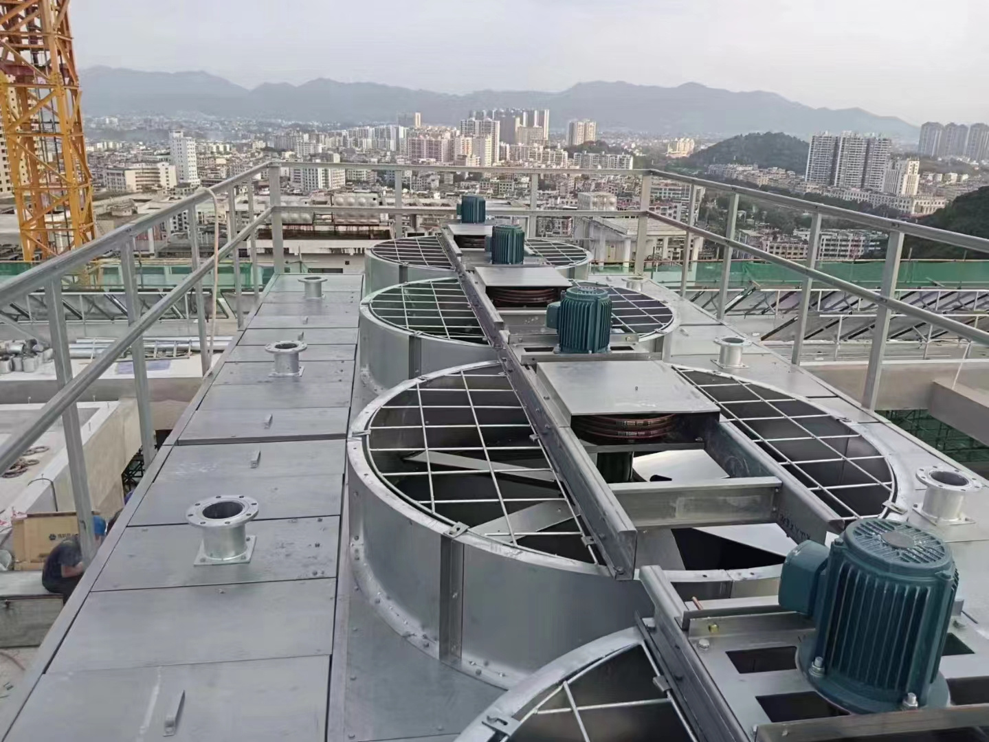 冷卻塔降噪方法有哪些？,冷卻塔降噪外立面效果圖